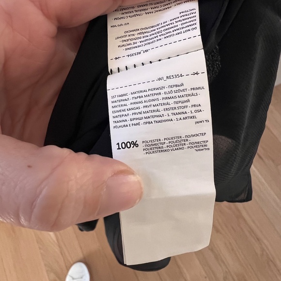 Reserved Pleated Patterned Dress - Picture 9 of 9